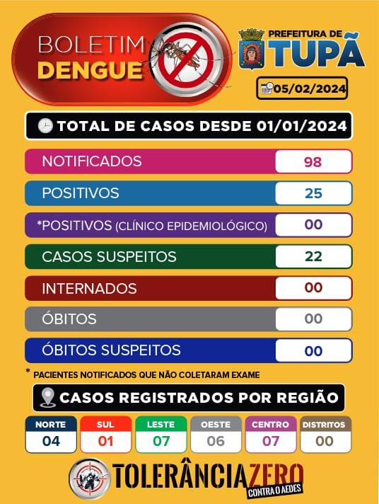 boletim dengue
