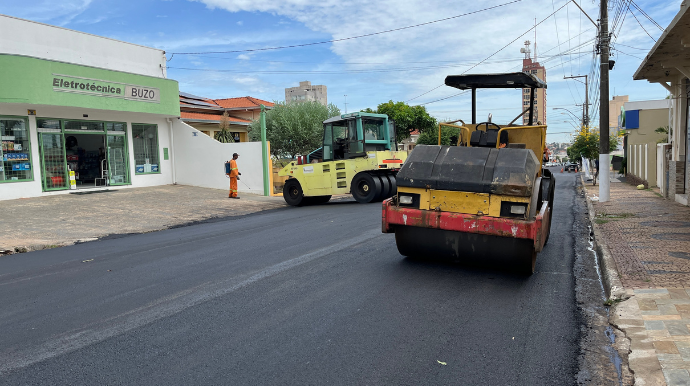 Novos trechos receberão obras do programa de recapeamento em Tupã