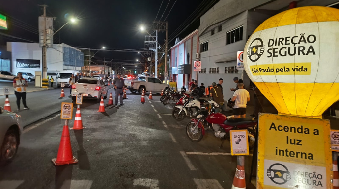 Operação “Direção Segura” autua motoristas que dirigiam sob efeito de álcool em Tupã