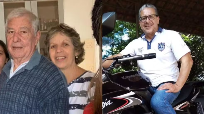 Casal e genro foram assassinados em Agudos (SP) — Foto: Arquivo pessoal