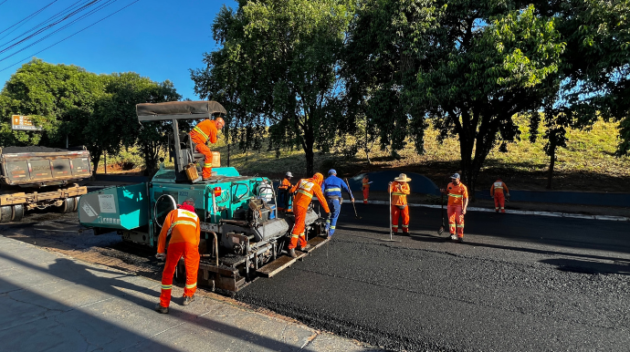 Finalizado recapeamento da Avenida Tamoios