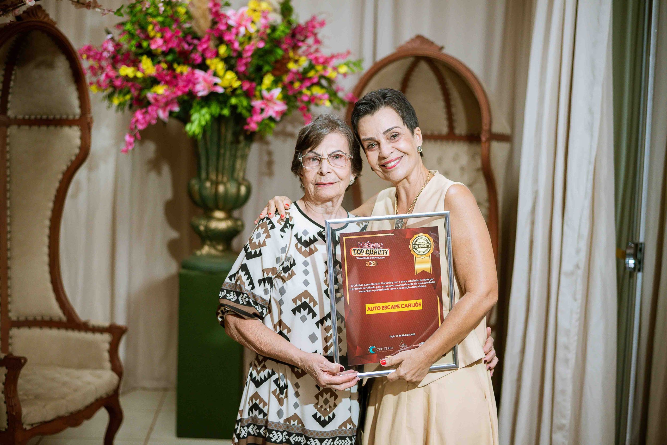 AUTO ESCAPE CARIJÓS (24º ano consecutivo) – Ieda e Dona Nair