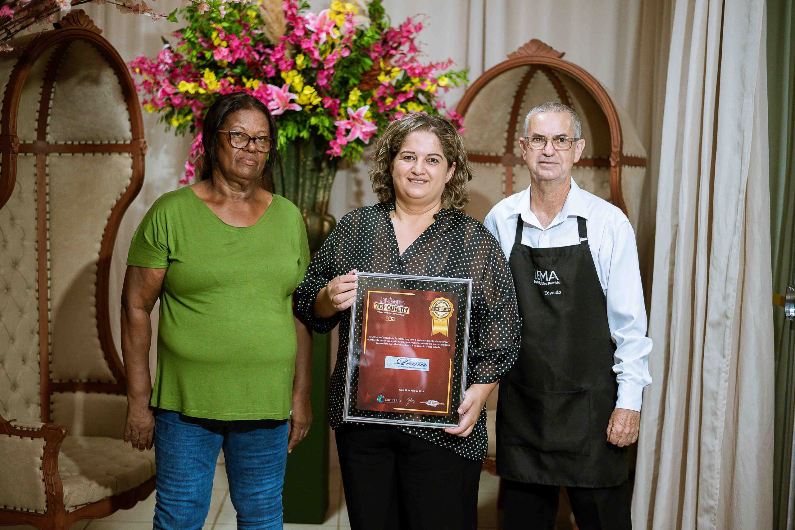 LEMA BUFFET – Festas e Confraternizações (6º ano consecutivo) – Luzia, Érica Patrícia e Edvaldo